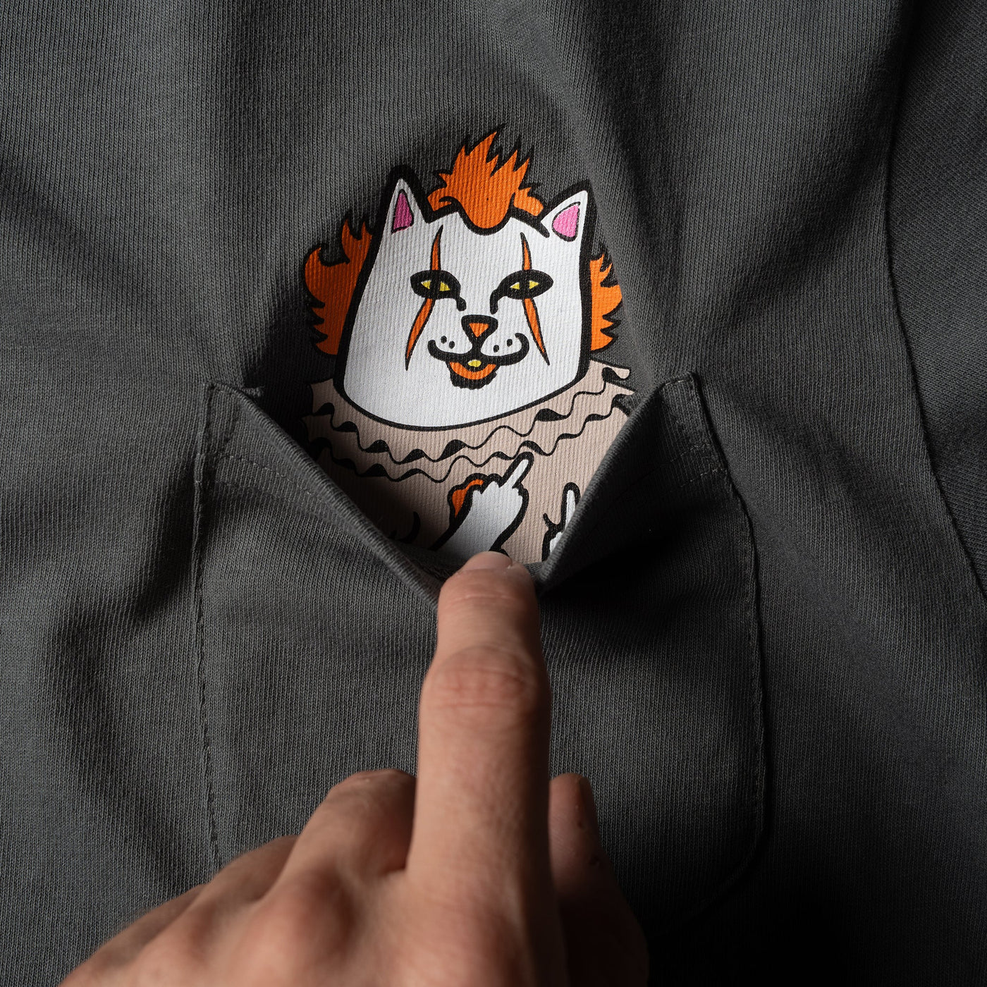Ripndip - Polera It's Nerm Pocket Charcoal