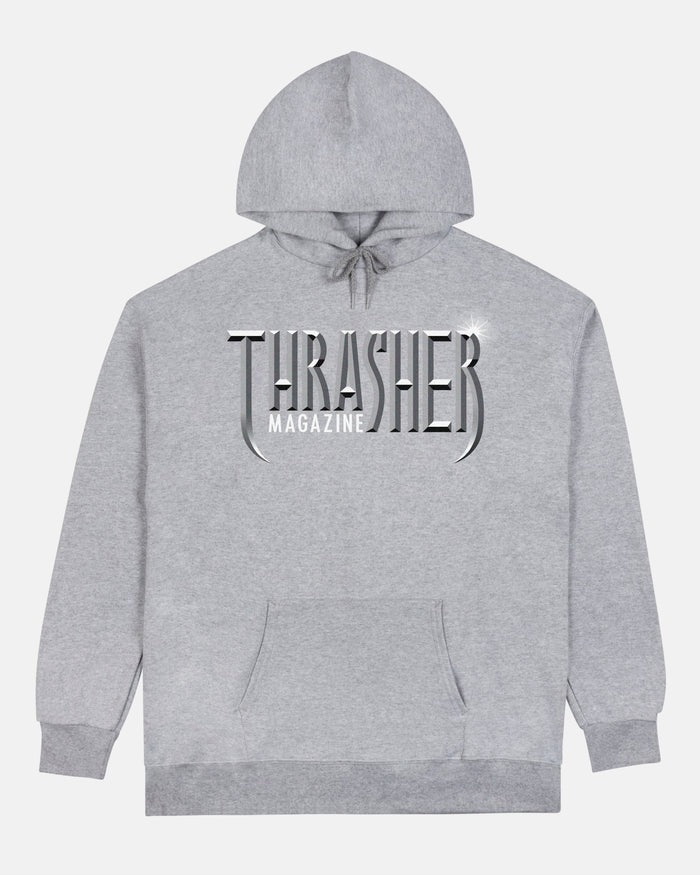 Thrasher - Poleron Canguro Gothic Grey - Lo Mejor De Thrasher - Solo Por $59990! Compra Ahora En Wallride Skateshop