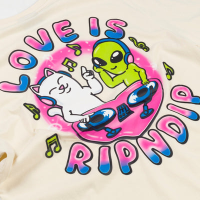 Rip N Dip - Polera Love Is Ripndip Natural - Lo Mejor De Rip n Dip - Solo Por $32990! Compra Ahora En Wallride Skateshop