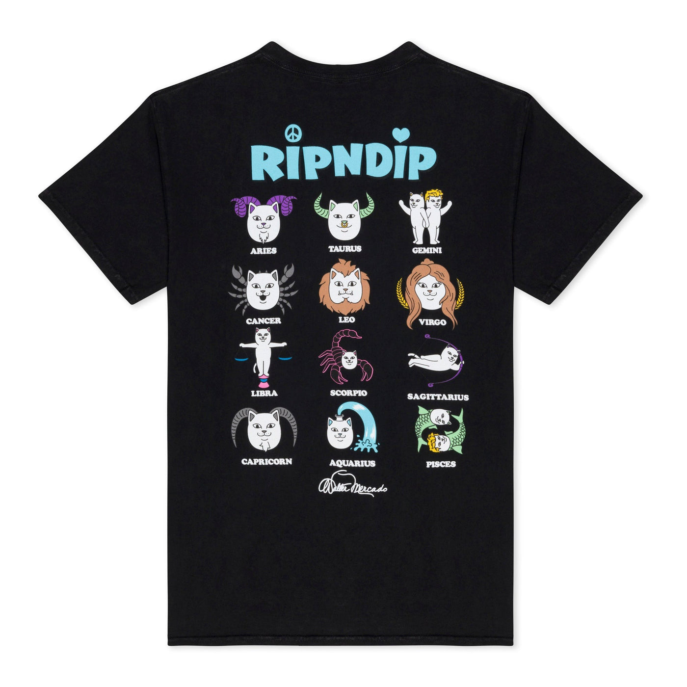 Ripndip - Polera Zodiac Vintage Black