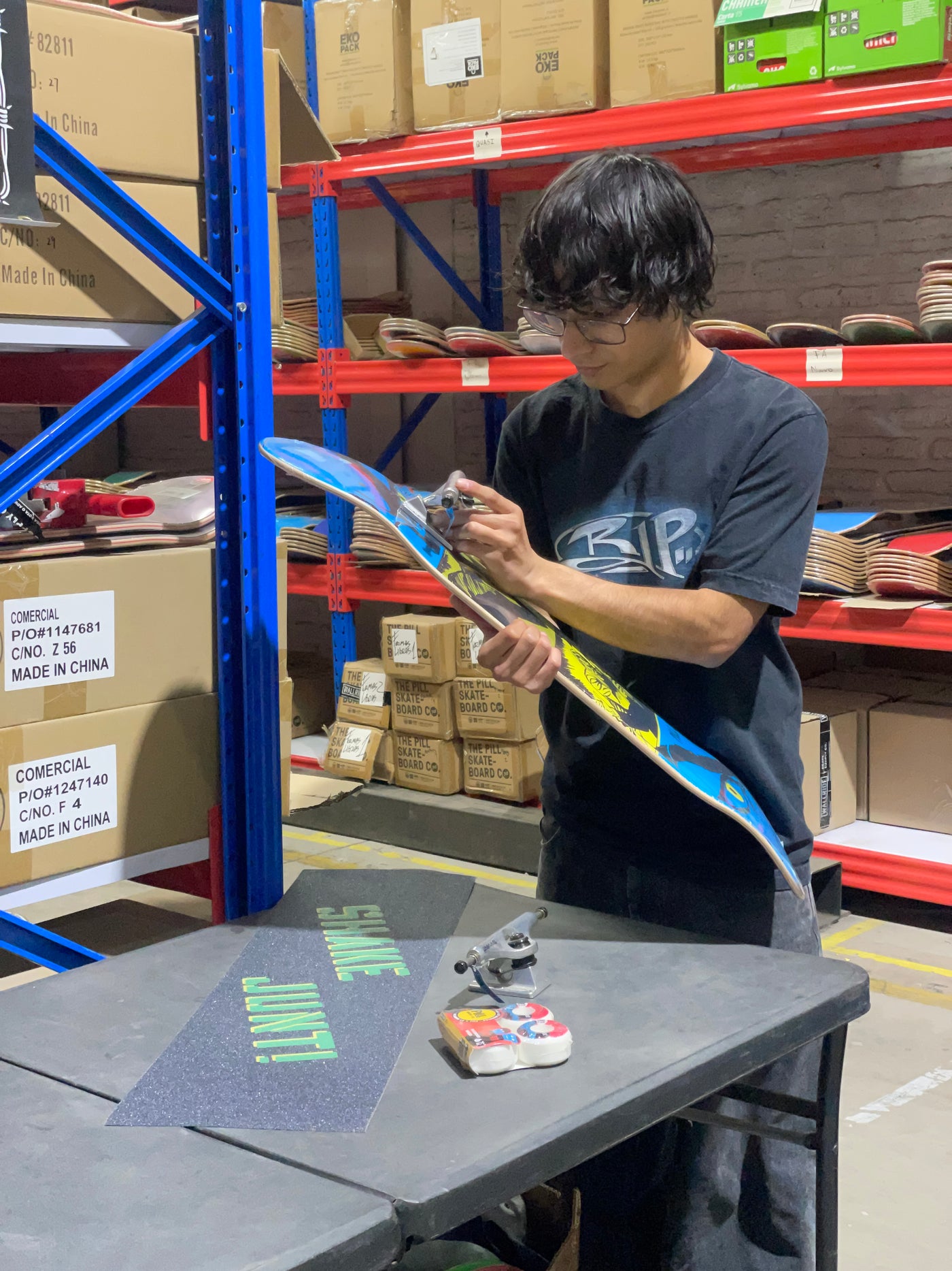 Armado de tablas de skate