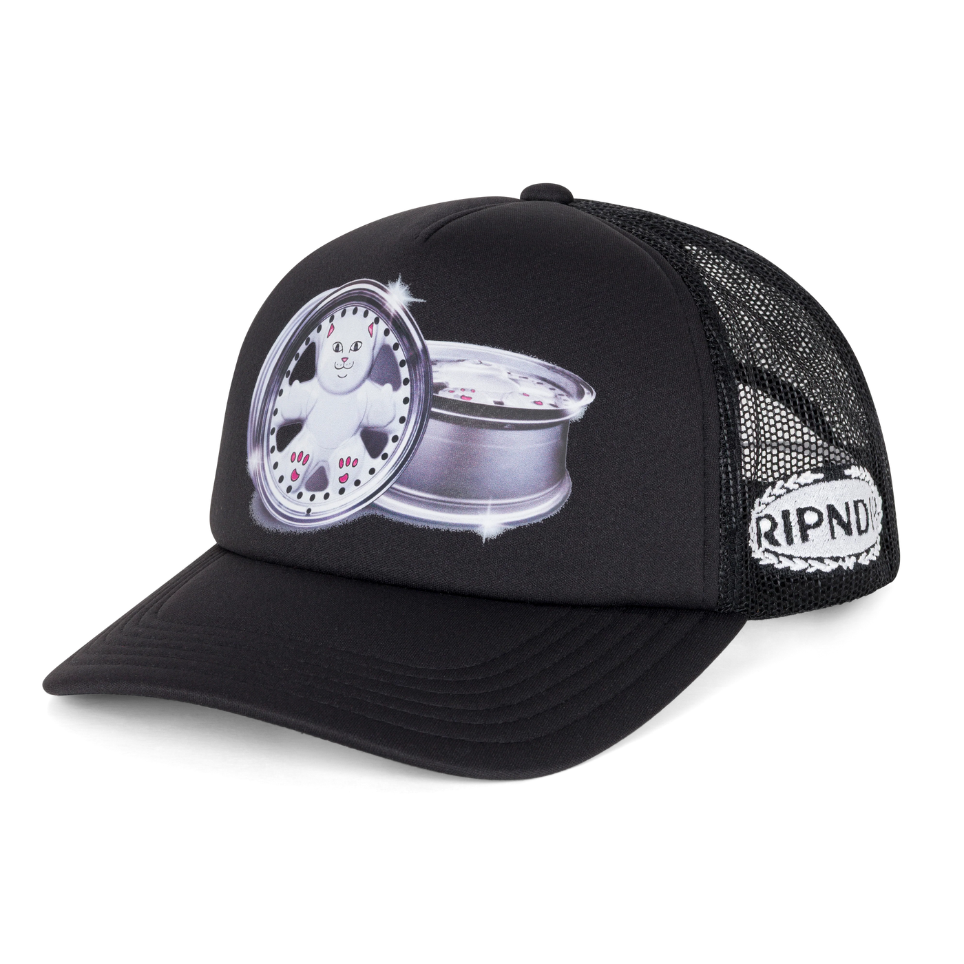 Ripndip - Gorro Snapback Nerm One Size Wheels Trucker Black