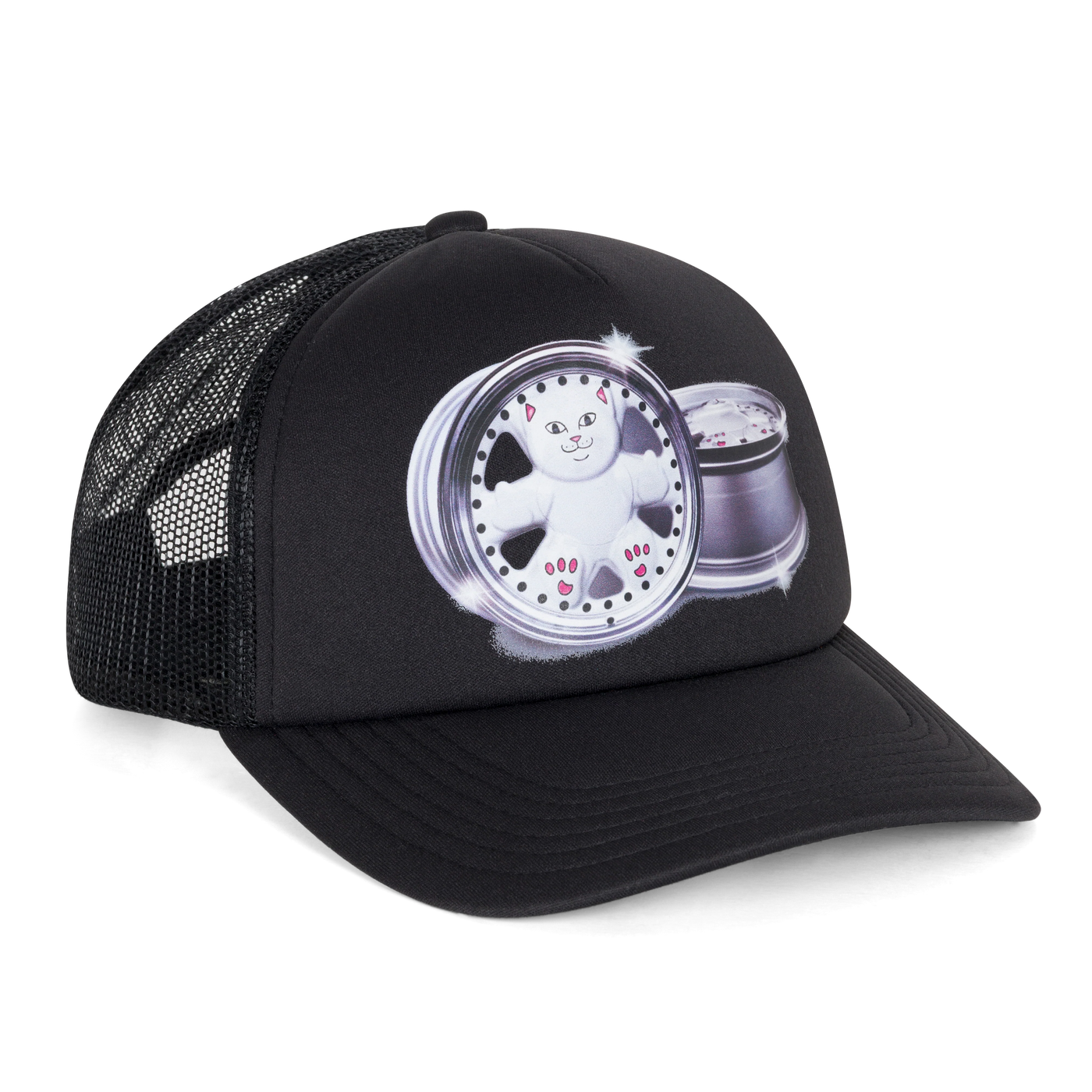 Ripndip - Gorro Snapback Nerm One Size Wheels Trucker Black