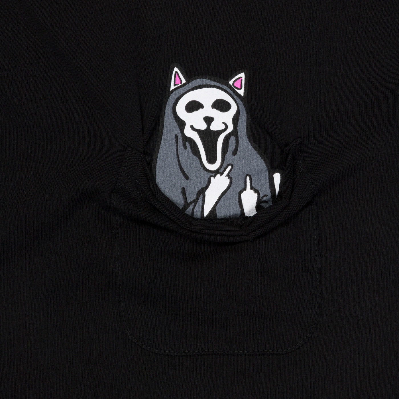 Ripndip - Polera Trick Or Treat Pocket Black