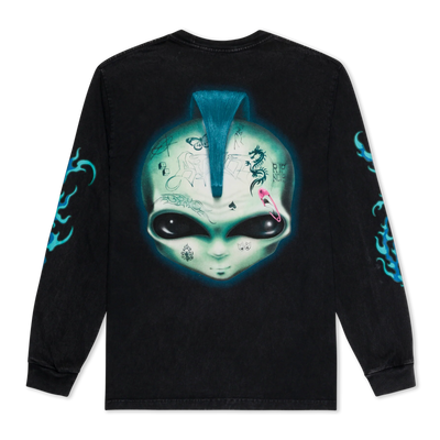 Ripndip - Polera Manga Larga Squabble Up Black Wash