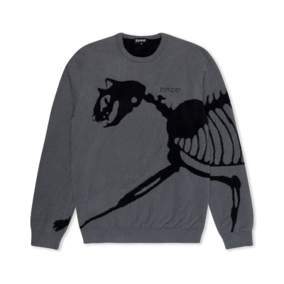 Ripndip - Poleron Chaleco Fossil Mohair Knit Charcoal