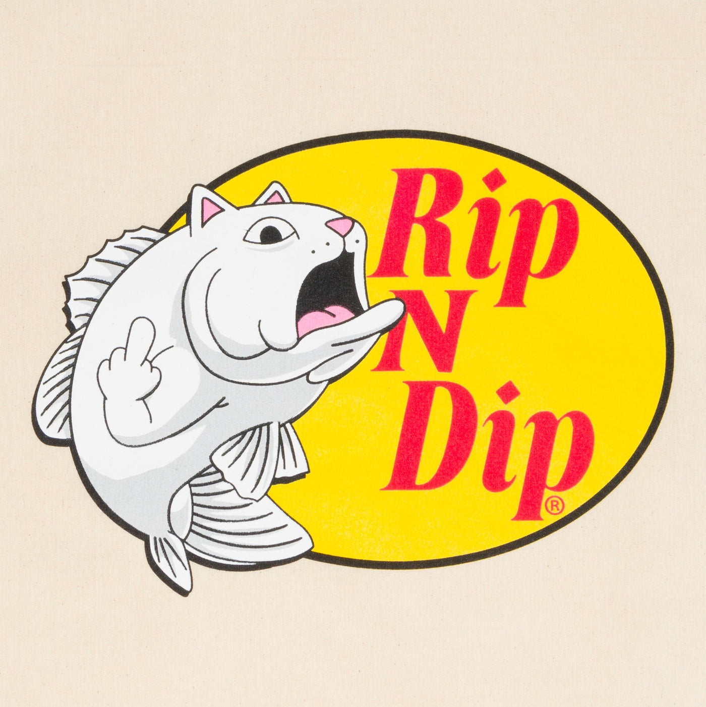 Rip N Dip - Tote Bag Catfish Natural - Lo Mejor De Rip n Dip - Solo Por $24990! Compra Ahora En Wallride Skateshop