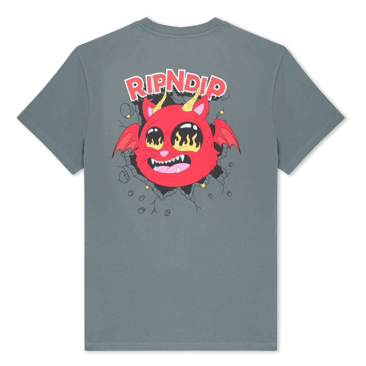 Rip N Dip - Polera Devil Monster Charcoal - Lo Mejor De Rip n Dip - Solo Por $32990! Compra Ahora En Wallride Skateshop