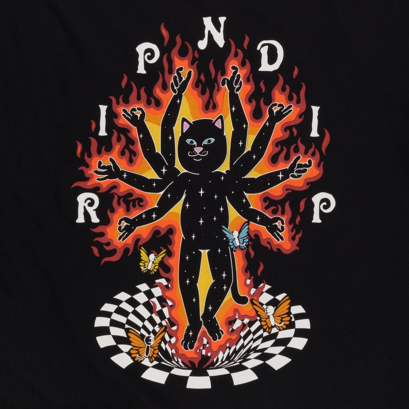 Rip N Dip - Polera Illusion Jerm Black - Lo Mejor De Rip n Dip - Solo Por $32990! Compra Ahora En Wallride Skateshop