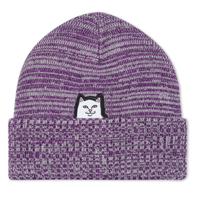 Rip N Dip - Gorro Beanie Lord Nermal Marled Dark Purple - Lo Mejor De Rip n Dip - Solo Por $24990! Compra Ahora En Wallride Skateshop