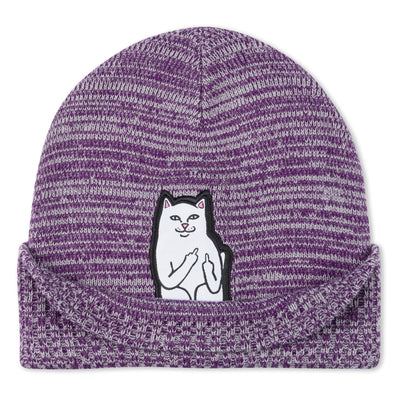 Rip N Dip - Gorro Beanie Lord Nermal Marled Dark Purple - Lo Mejor De Rip n Dip - Solo Por $24990! Compra Ahora En Wallride Skateshop