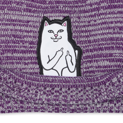 Rip N Dip - Gorro Beanie Lord Nermal Marled Dark Purple - Lo Mejor De Rip n Dip - Solo Por $24990! Compra Ahora En Wallride Skateshop