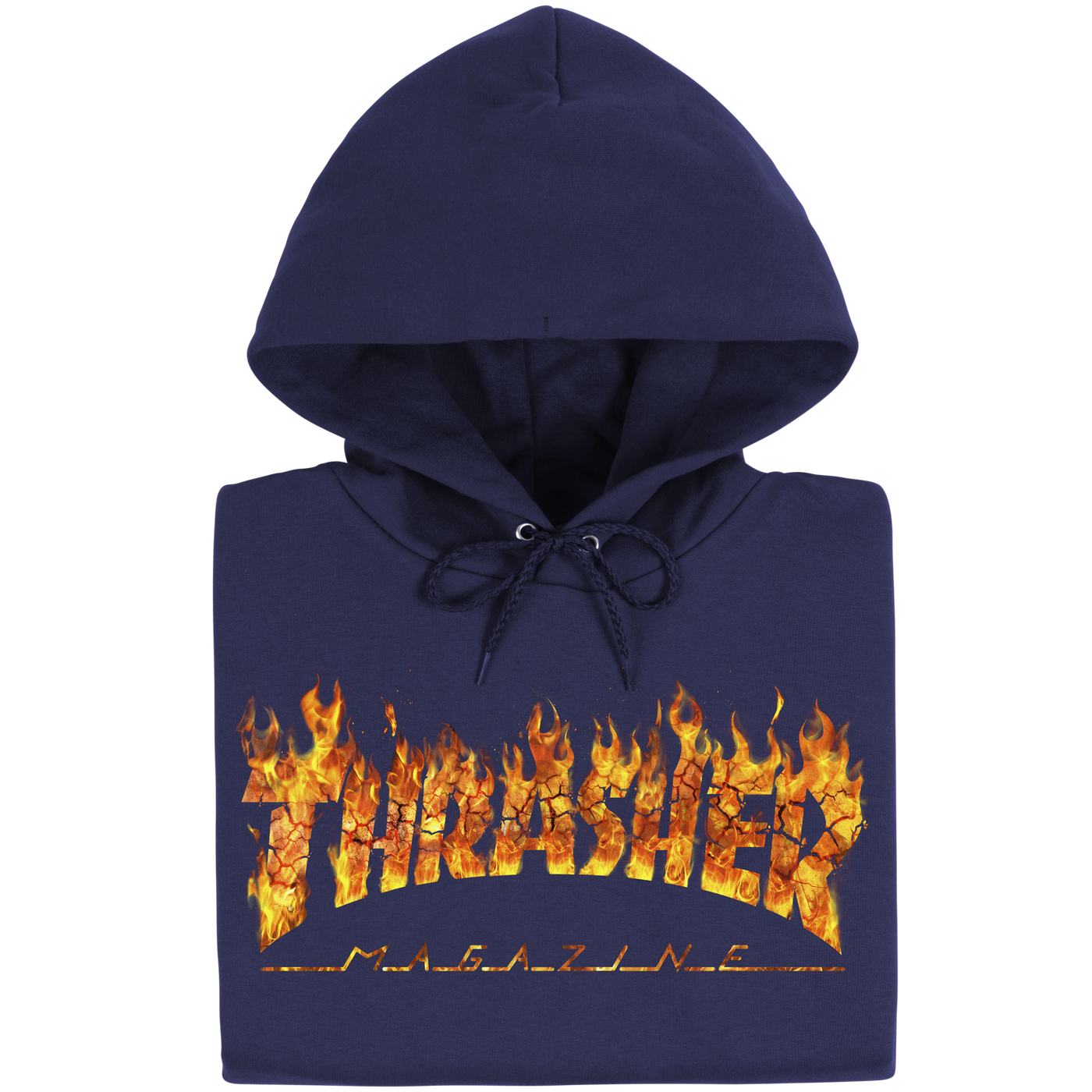 Thrasher - Poleron Canguro Inferno Navy Blue - Lo Mejor De Thrasher - Solo Por $59990! Compra Ahora En Wallride Skateshop