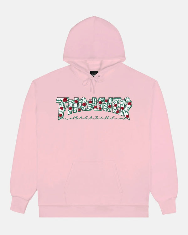 Thrasher - Poleron Canguro Roses Pink