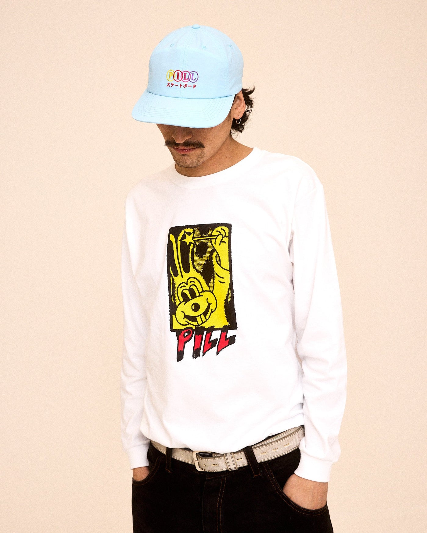 Pill - Polera Manga Larga Magic Rabbit White - Lo Mejor De The Pill Company - Solo Por $24990! Compra Ahora En Wallride Skateshop