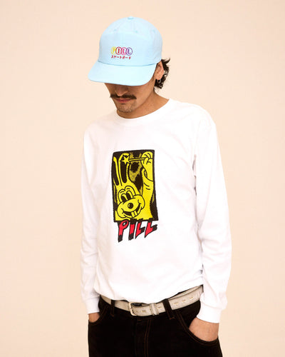 Pill - Polera Manga Larga Magic Rabbit White - Lo Mejor De The Pill Company - Solo Por $24990! Compra Ahora En Wallride Skateshop