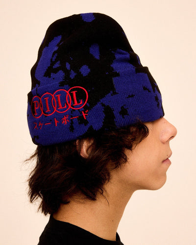 Pill - Gorro Beanie Tokyo Black/Blue - Lo Mejor De The Pill Company - Solo Por $15990! Compra Ahora En Wallride Skateshop