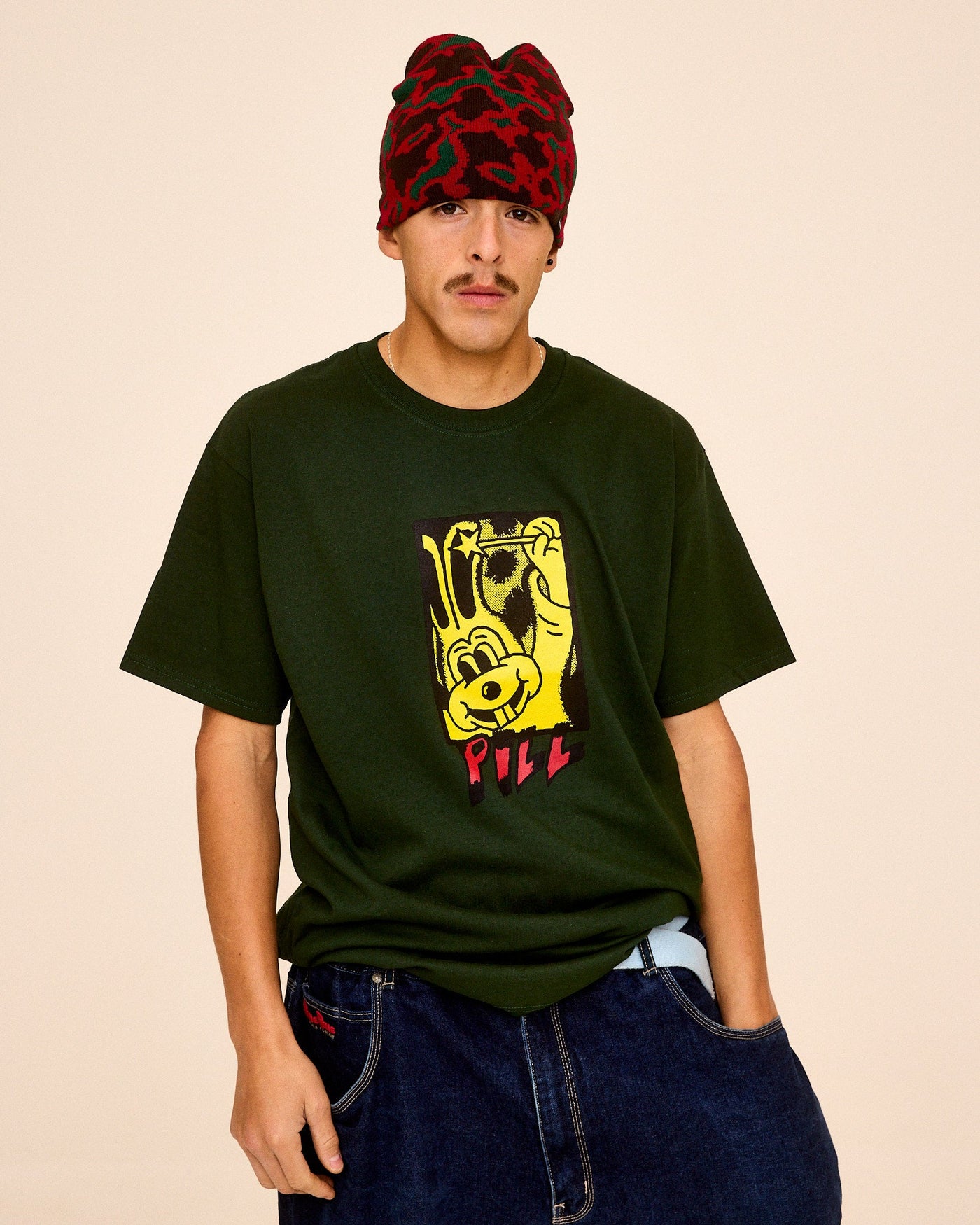 Pill - Polera Magic Rabbit Forest Green - Lo Mejor De The Pill Company - Solo Por $19990! Compra Ahora En Wallride Skateshop