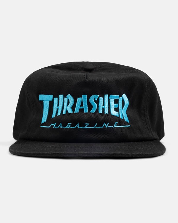 Thrasher - Gorro Snapback Skate Mag Logo Black/Blue