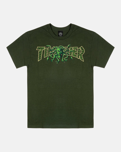 Thrasher - Polera Medusa Forest Green - Lo Mejor De Thrasher - Solo Por $24990! Compra Ahora En Wallride Skateshop