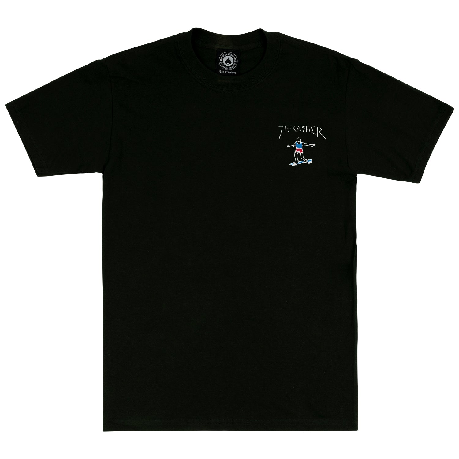 Thrasher - Polera Gonz Mini Logo Black – Wallride Skateshop