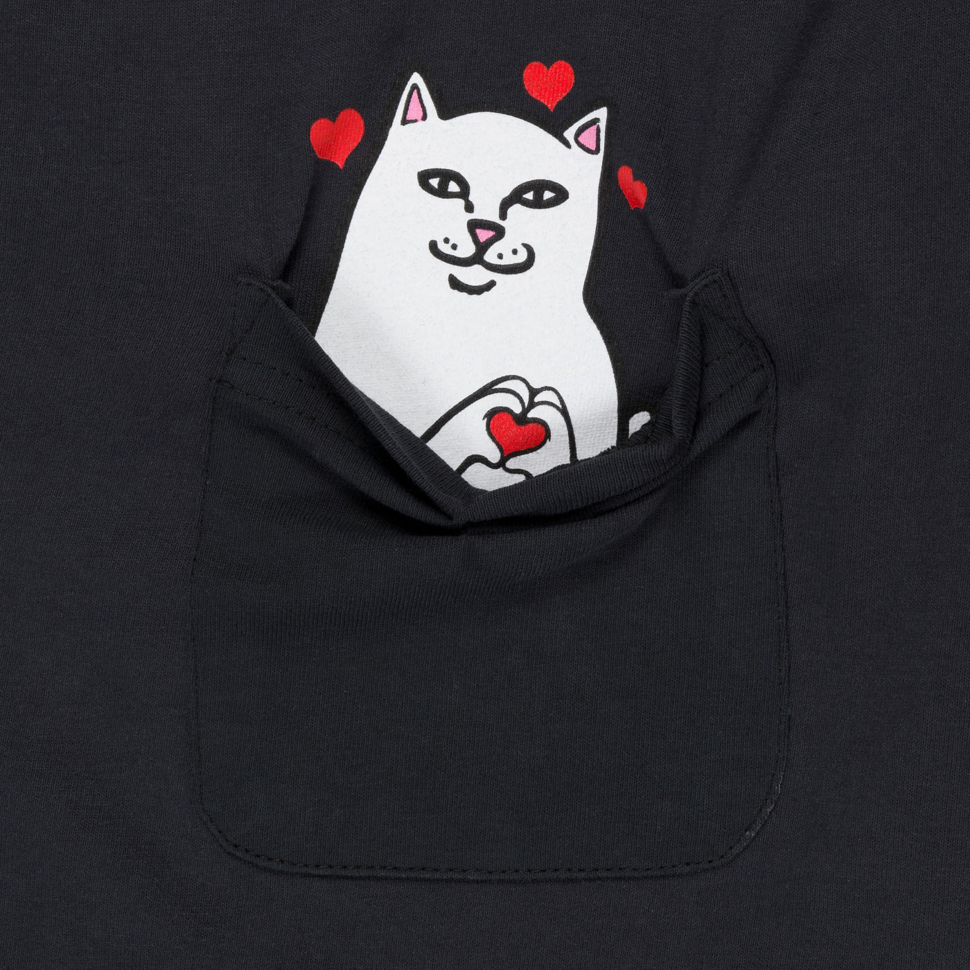 Ripndip - Polera Nermal Loves Pocket Charcoal
