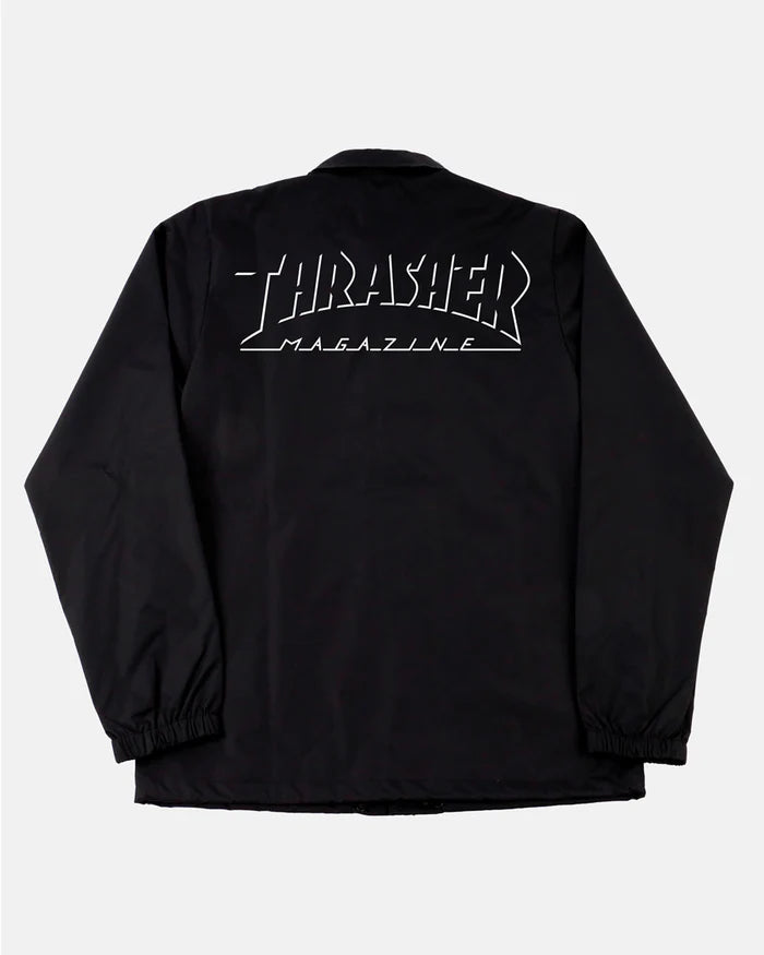 Thrasher - Chaqueta Shadow Mag Logo Coach Black/Black