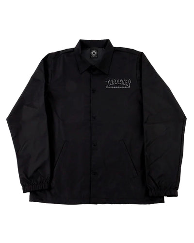 Thrasher - Chaqueta Shadow Mag Logo Coach Black/Black