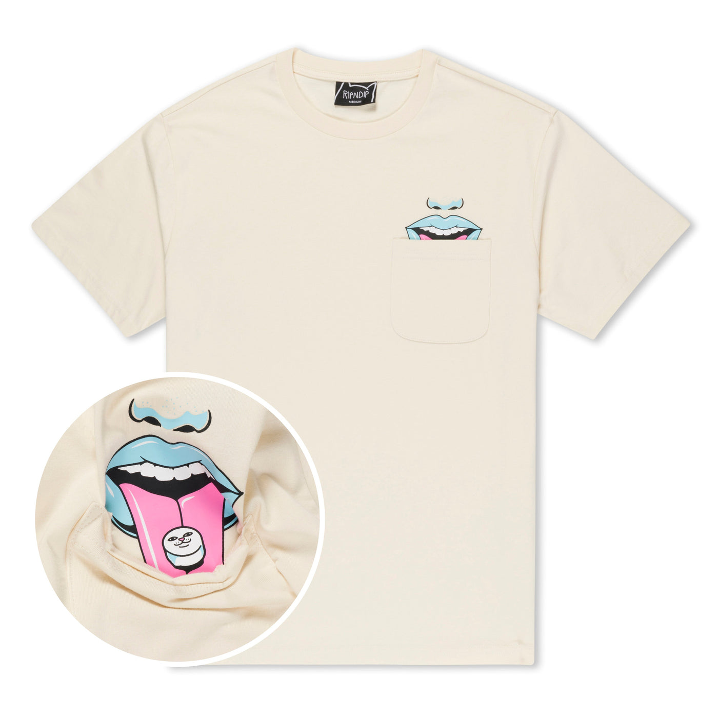Ripndip - Polera Take Your Meds Pocket Natural