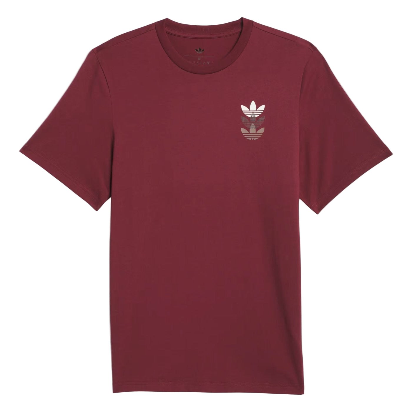 Adidas - Polera Skate Triple Trifolio Shadow Red JW0056