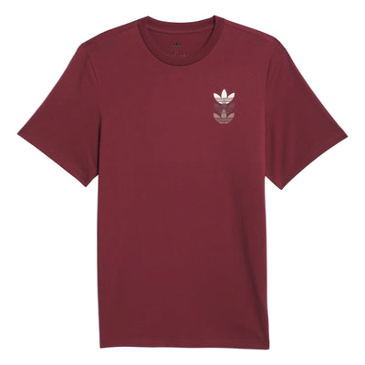 Adidas - Polera Skate Triple Trifolio Shadow Red JW0056