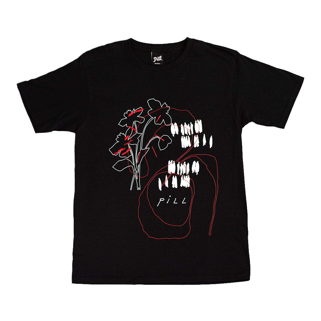 Pill - Polera Dead Flowers Black - Lo Mejor De The Pill Company - Solo Por $19990! Compra Ahora En Wallride Skateshop