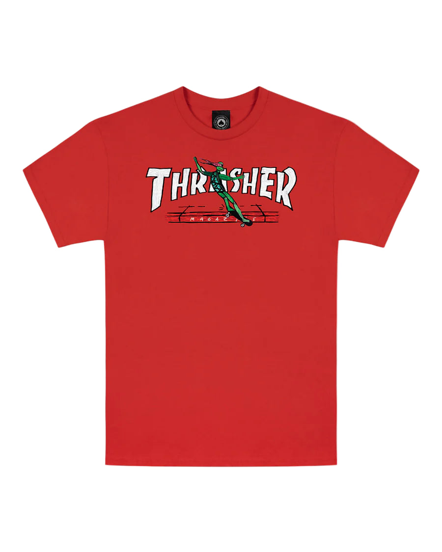 Thrasher - Polera Red Curb By Lsd Worldpeace Red