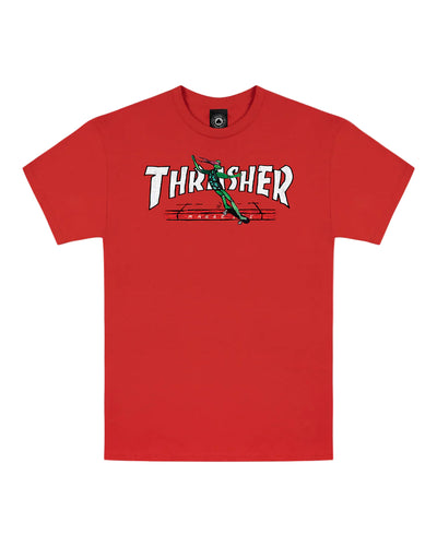 Thrasher - Polera Red Curb By Lsd Worldpeace Red