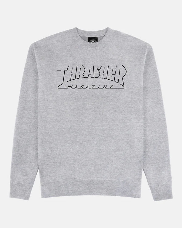 Thrasher - Poleron Polo Shadow Mag Logo Sport Grey