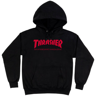 Thrasher - Poleron Canguro Skate Mag Black/Red