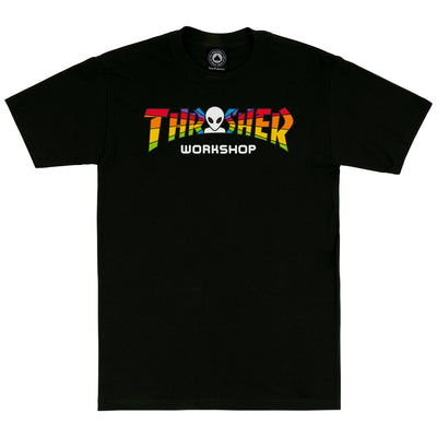 Thrasher - Polera Thrasher x AWS Spectrum Black