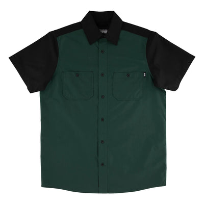 Creature - Camisa Manga Corta Strikefast Mechanic Black/Dk Green