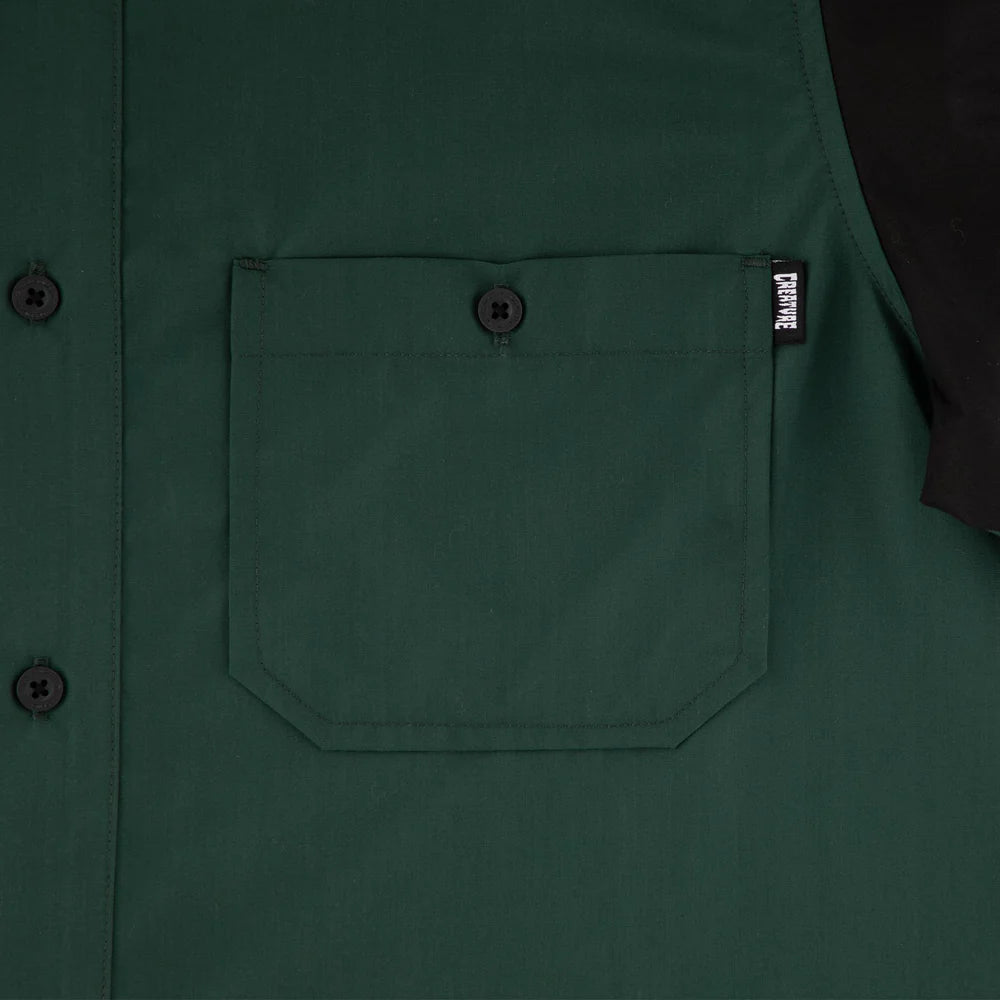 Creature - Camisa Manga Corta Strikefast Mechanic Black/Dk Green