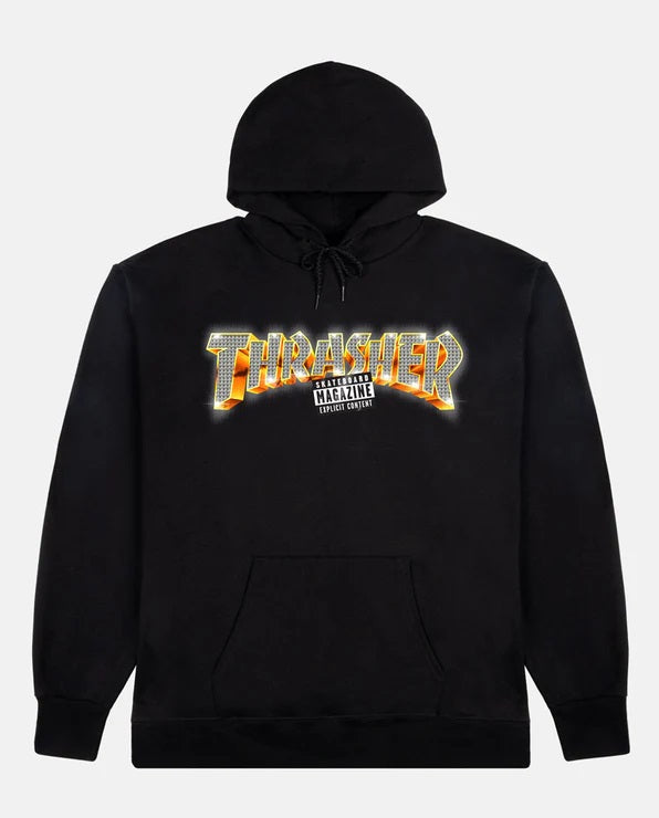 Thrasher - Poleron Canguro Explicit Black