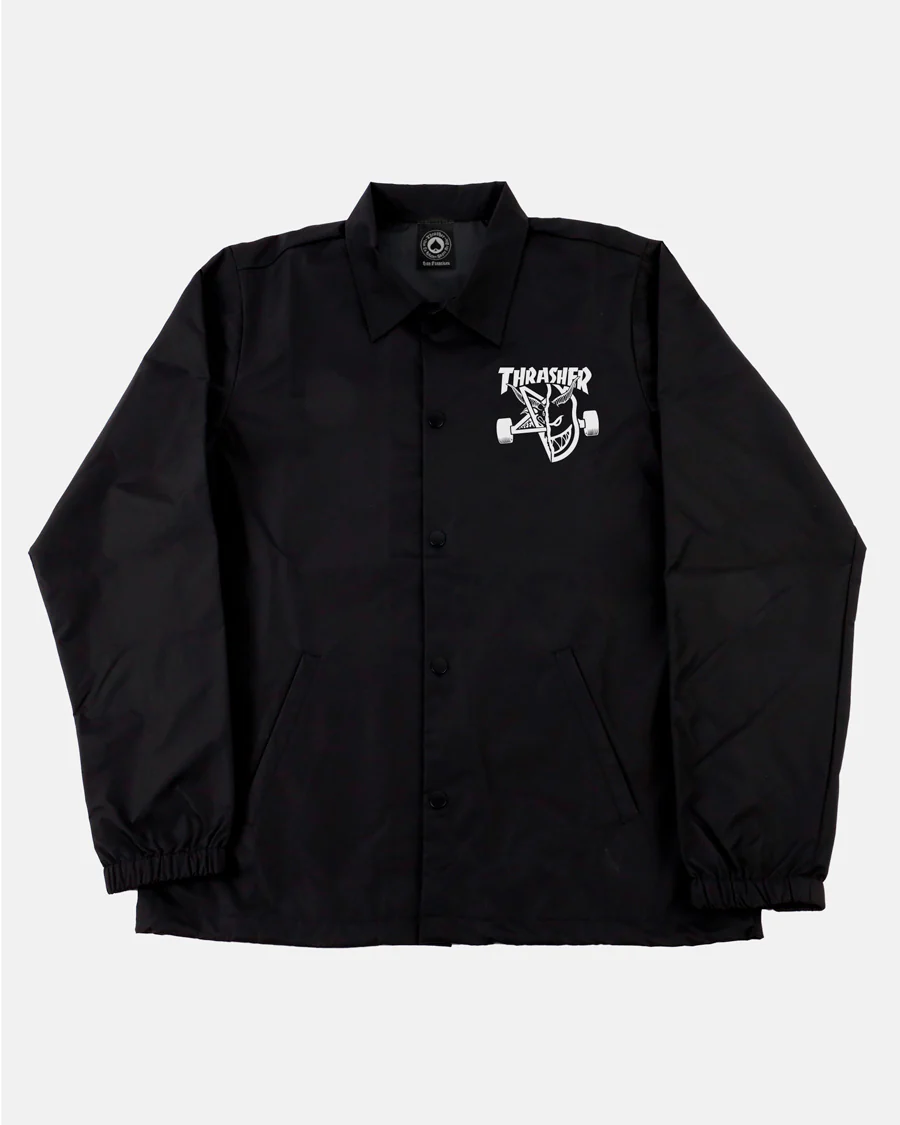 Thrasher - Chaqueta Thrasher X Spitfire Thrash & Burn Coach Black