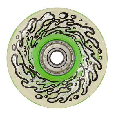 Slime Balls - Ruedas Light Ups Green Led + Rodamientos OG Slime 78a 60mm