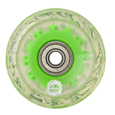 Slime Balls - Ruedas Light Ups Green Led + Rodamientos OG Slime 78a 60mm