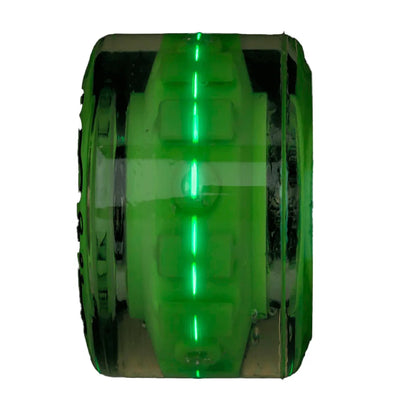 Slime Balls - Ruedas Light Ups Green Led + Rodamientos OG Slime 78a 60mm