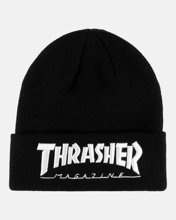 Thrasher - Gorro Beanie Embroidered Logo Black/White