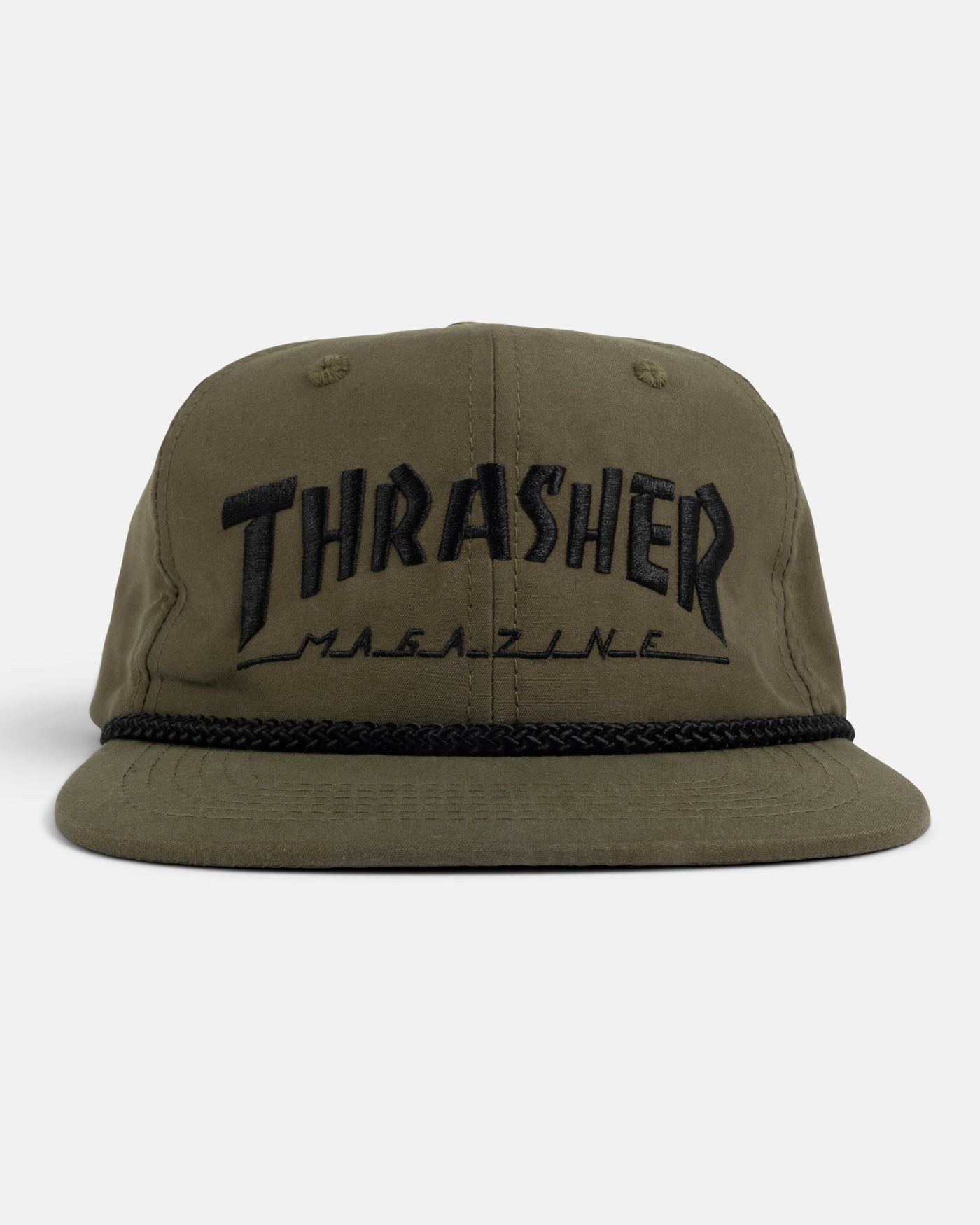 Thrasher - Gorro Snapback Rope Olive/Black - Lo Mejor De Thrasher - Solo Por $29990! Compra Ahora En Wallride Skateshop