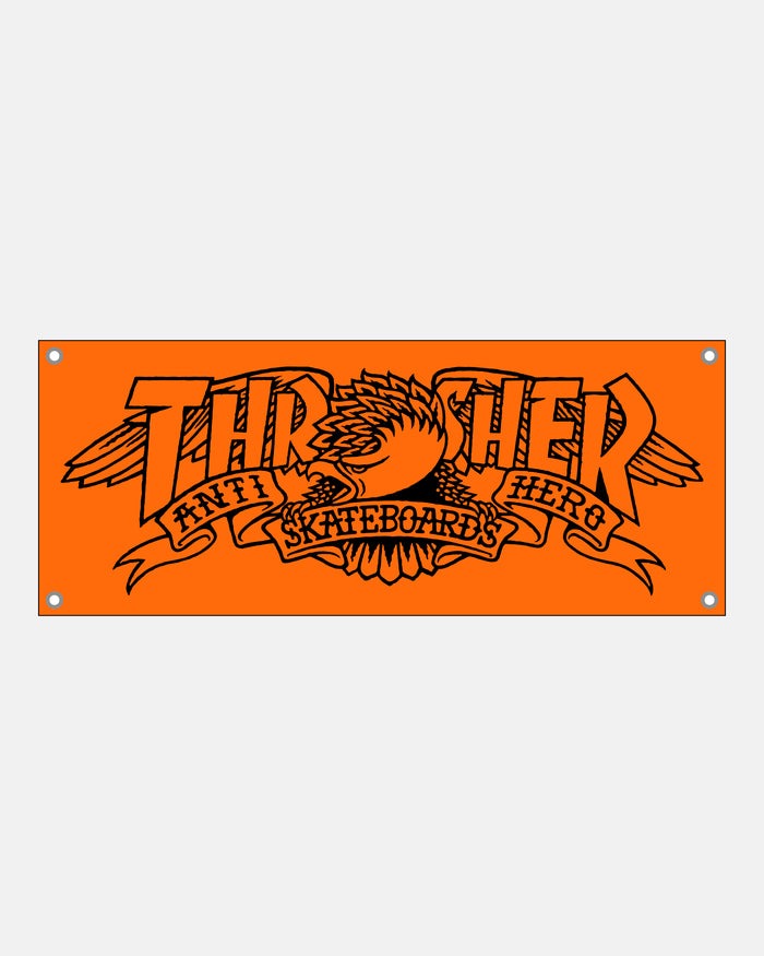 Thrasher - Bandera Thrasher X Antihero Orange - Lo Mejor De Thrasher - Solo Por $19990! Compra Ahora En Wallride Skateshop