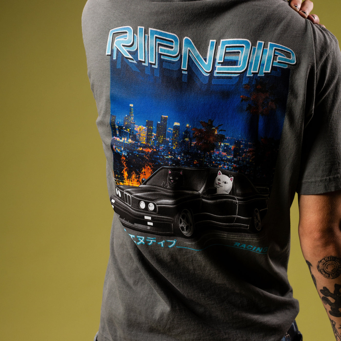 Ripndip - Polera Vroom Vroom Charcoal