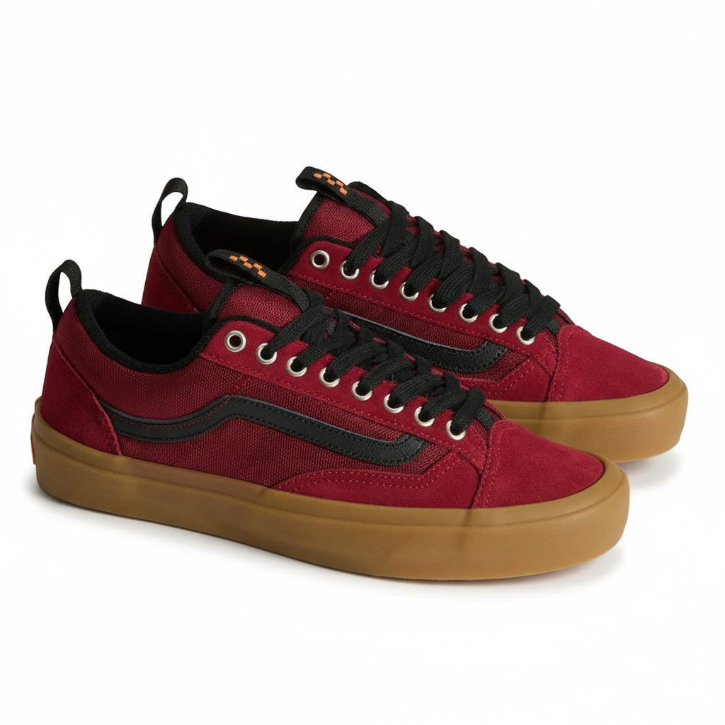 Vans - Zapatillas Skate Old Skool 36 + Gum Burgundy