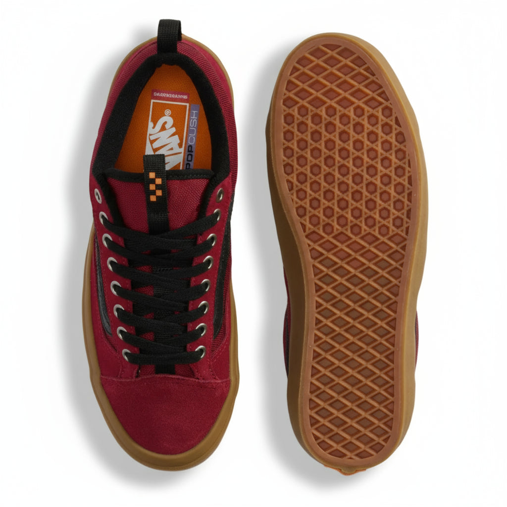 Vans - Zapatillas Skate Old Skool 36 + Gum Burgundy